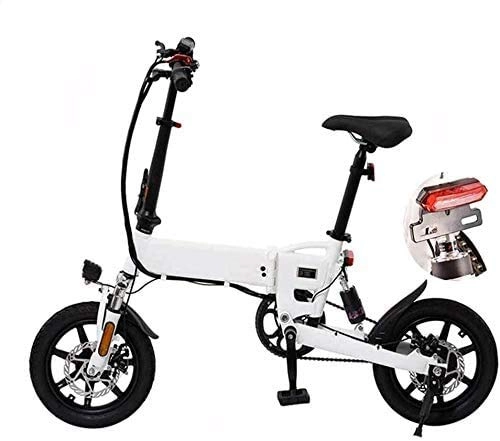 Electric Bike : GYL Electric Bicycle Mountain Bike Folding Bicycle Travel Portable with 36V / 10Ah Lithium Ion Battery Pack, Adjustable Saddle, Double Disc Brakes Folding Mountain Bike for Urban Household, 7.8AH