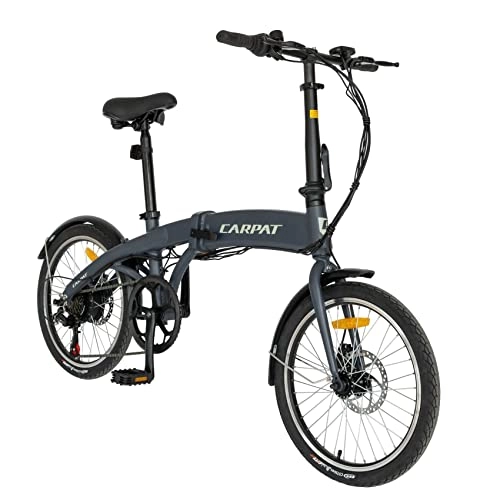 Electric Bike : GYP Electric Folding Fat Tire Bicycle 6-speed Adjustment With 36V 6.6Ah Battery Long Range 37-50 Miles City Bike