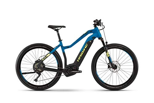 Electric Bike : HAIBIKE Sduro Cross 9.0 Bosch 500wh 11v Black / Blue Size 56 2019 Women (Electric Trekking)