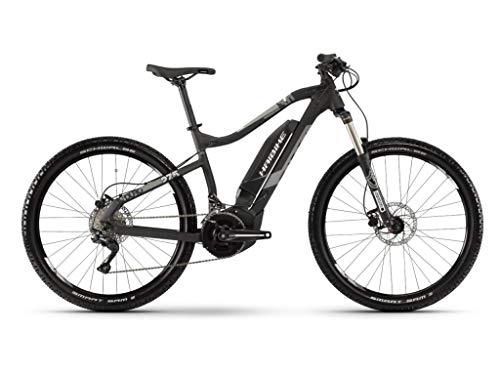 Electric Bike : HAIBIKE Sduro HardSeven 3.0 27.5 Inch Pedelec E-Bike MTB Black / Grey 2019: Size: XS
