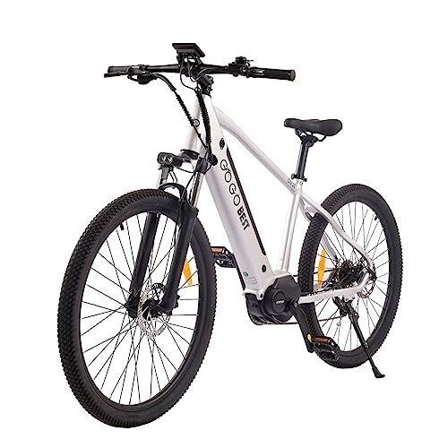 Electric Bike : Haloppe Electric Bike for Adults, Mountain Bike 250W Electric Hybrid Bicycle Commute E-bike with 36V 10Ah Removable Battery, LCD Display City Commuter for Sports Outdoor Cycling Travel Commuting Grey