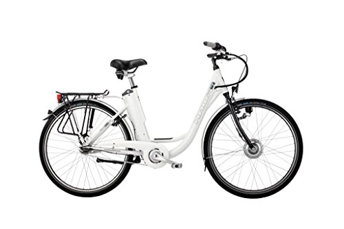 Electric Bike : HAWK BikesGreen Deep-Z E-Bike Women's City Pedelec Bicycle with built-in rechargeable battery and hub gears
