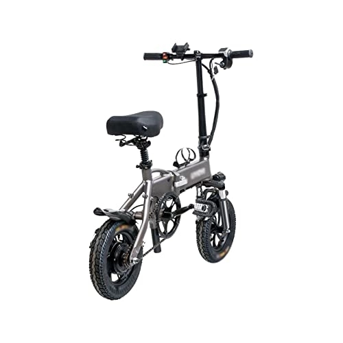 Electric Bike : HESNDddzxc Electric Bicycle Folding Electric Bicycle Lightweight Lithium Batteries Mini E Bike