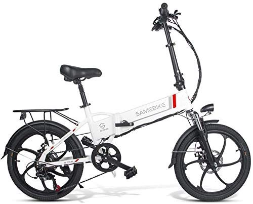 Electric Bike : HEWEI Electric bike 20 inch foldable e-bike with 48V 10.4Ah lithium battery Shimano 7-speed 350W motor 30 km h