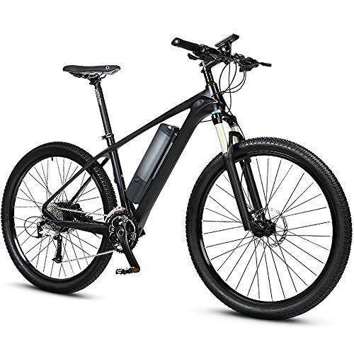 Electric Bike : HHHKKK Electric Bikes for Adult Full Carbon Fiber, Alloy Ebikes Bicycles All Terrain, 27.5" 36V 240W 10.5Ah Lithium-Ion Battery, Charging Time 2.5H-3.5H The Cruising Range is About 230km