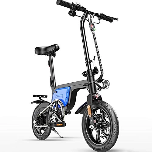 Electric Bike : HHHKKK Folding Electric Bike Electric Bikes for Adult, Built-in 3 Riding Modes Adopt 18650 Power Battery Architecture, E-ABS Double Disc Brake Safety Speed Limit of 25km / H
