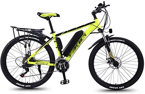 Electric Bike : High-speed 36V 350W Electric Mountain Bike 26Inch Fat Tire E-Bike Full Suspension 21 Speed Aluminum Alloy E-Bikes, Moped Electric Bicycle with 3 Riding Modes, for Outdoor Cycling Travel