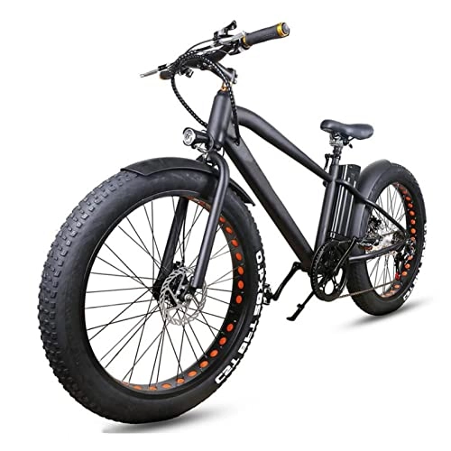 Electric Bike : HMEI Electric Bike for Adults 1000w Mens Mountain 4. 0 Fat Tire Electric Bicycle Snow 48V17Ah Electric Bicycle
