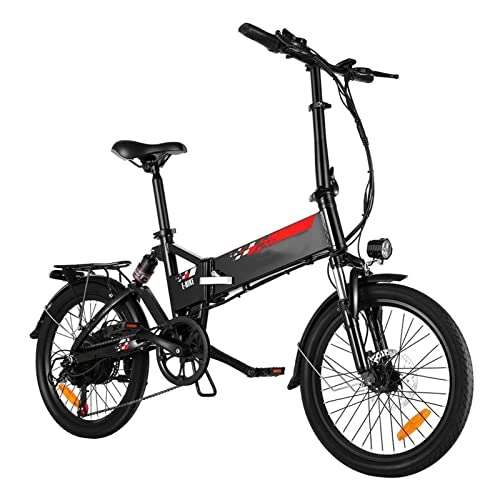 Electric Bike : HMEI Electric Bikes for Adults Folding Electric Bike for Adults 350W 36V Portable E Bike Mens Women'S 8ah Lithium Battery Outdoor City Electric Bicycle (Color : White)
