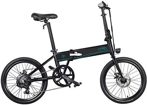 Electric Bike : Home Electric folding bicycle, 20-inch light 250W motor 10.4Ah electric bicycle pedal assist system, with 3-speed assisted city bicycle with a maximum speed of 25km / h, male and female electric bicycle