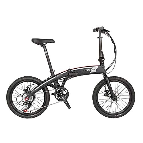 Electric Bike : HOUSEHOLD 20-inch Folding Electric Bicycle, Portable Adult Scooter With Built-in 36V Lithium Battery, Load 110kg