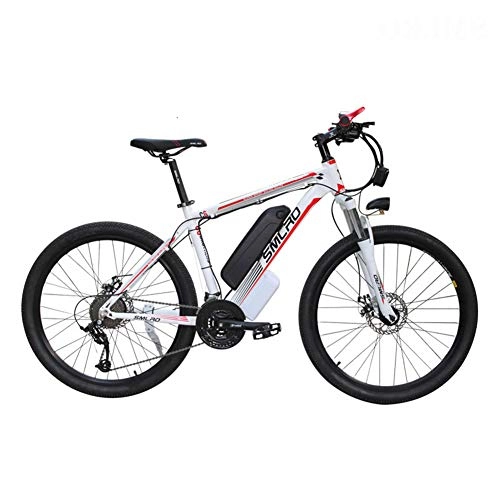 Electric Bike : HSART 26'' Electric Mountain Bike 350W Commute E-Bike with removeable 48V Lithium-Ion Battery 21 Speed gear Three Working Modes