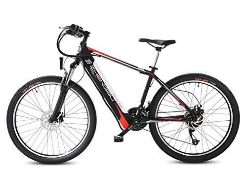 Electric Bike : HSART 26" Electric Mountain Bikes for Adult, All Terrain Ebikes E-MTB Magnesium Alloy 400W 48V Removable Lithium-Ion Battery 27 Speeds Bicycle for Men Women