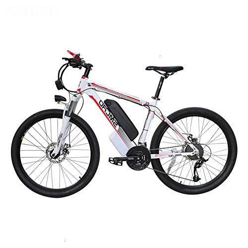 Electric Bike : HSART 350W Electric Mountain Bike 26'' Tire 48V Removable Large Capacity Lithium-Ion Battery, E-Bike 21 Speeds Gear Disc Brakes