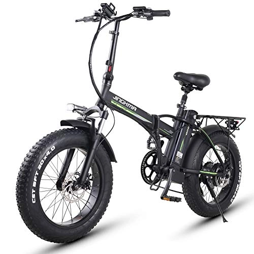Electric Bike : HUAKAI R8 Electric Mountain Bike, 350W 20''*4.0 Electric Bicycle with Removable 48V 10AH / 15AH / LG 16AH Lithium-Ion Battery for Adults (10ah)