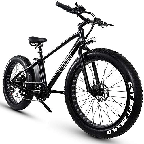 Electric Bike : HUAKAII 26 Inches Folding E-bike With 48v 15ah Lithium Battery, Electric Mountain Bike 21speeds Shimano Transmission System