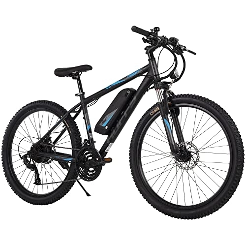 Electric Bike : Huffy Electric Mountain Bike E4880WP Ebike | 26 Inch Wheels, 21-Speed Shimano Gears, 36v 250W Motor, Removable Lithium-Ion Battery | Perfect for Commuting and Trail Riding