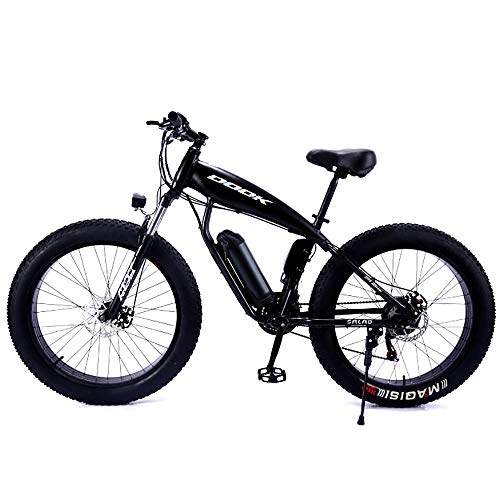 Electric Bike : HXwsa Electric Mountain Bike 26" 4.0 Inch Fat Tire Ebike, 36V 8Ah Removable Lithium Battery, 250W Motor, Fat Tire Electric Bike, Electric Bicycle for Adults, B