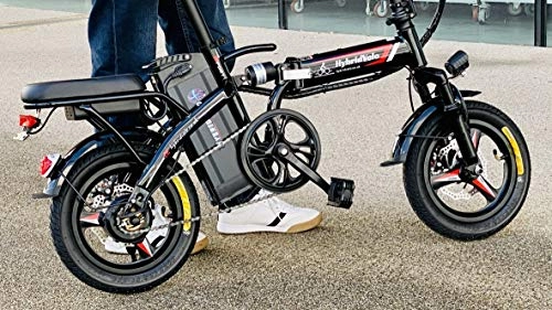 Electric Bike : HybridVelo Folding Electric E-Bike - UK SUPPLIER! Commuting Town Bike - NEW