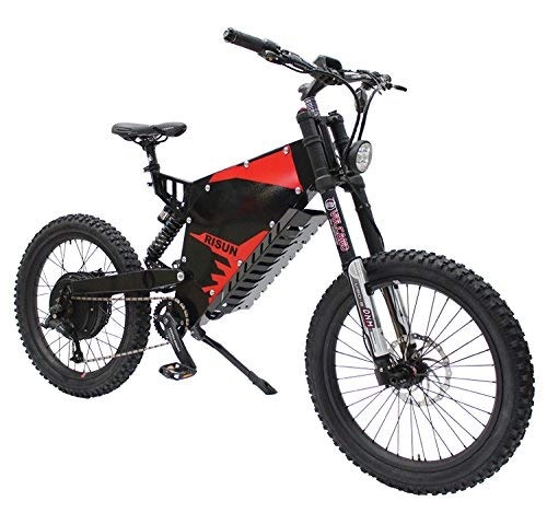 Electric Bike : HYLH Free shiping FC-1 Powerful Electric Bicycle eBike Mountain 48V 1500W Motor with 48V 43.5Ah (10A 3C high discharge rate Panasonic cell)