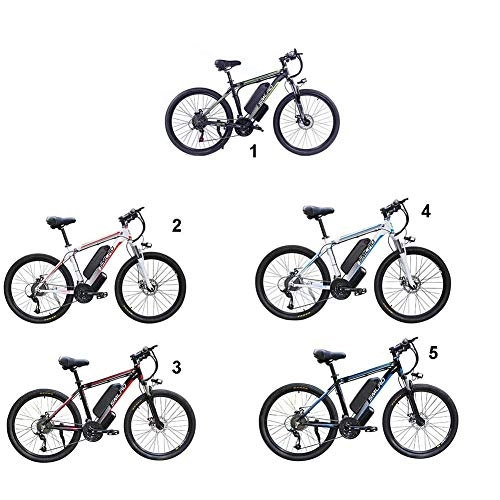 Electric Bike : Hyuhome Electric Bicycles for Adults, 360W Aluminum Alloy Ebike Bicycle Removable 48V / 15Ah Lithium-Ion Battery Mountain Bike / Commute Ebike (15AH)