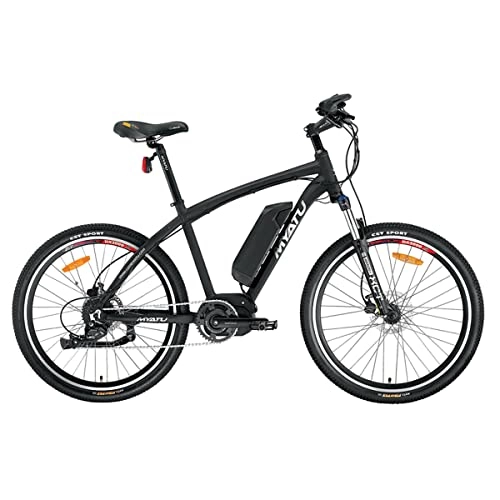 Electric Bike : Irypulse Men Electric Bike 26” Adult Mountain Bike Urban E-Bike Electric MTB Mountainbike 36V 10Ah With Removable Battery Lithium LCD Hydraulic Display Brakes(White)