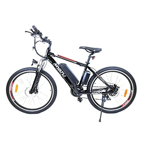 Electric Bike : Irypulse Men Electric Bike 26” Adult Mountain Bike Urban E-Bike Electric MTB Mountainbike 36V 10Ah With Removable Lithium Battery LCD Brakes Display Hydraulic(Black)