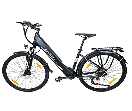 Electric Bike : Irypulse Men Electric Bike 28” Adult Mountain Bike Urban E-Bike Electric MTB Mountainbike 36V 10Ah With Removable Battery Lithium LCD Display Hydraulic Brakes(Black)
