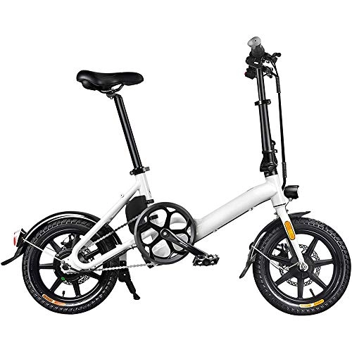 Electric Bike : Jakroo Adults Mountain Electric Bike, 250W Motor 36V Removable Battery 20" City Commute E-Bike Dual Disc Brakes Max Speed 30 Km / H, 10AH