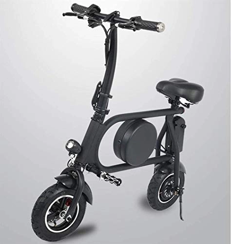 Electric Bike : JNWEIYU Electric Bicycle Adult Waterproof Seat Folding E-Scooter with 500W Motor Waterproof Double Shock Absorption 45KM Long-Range Max Speed 45KM / H City Electric Bike for Adult