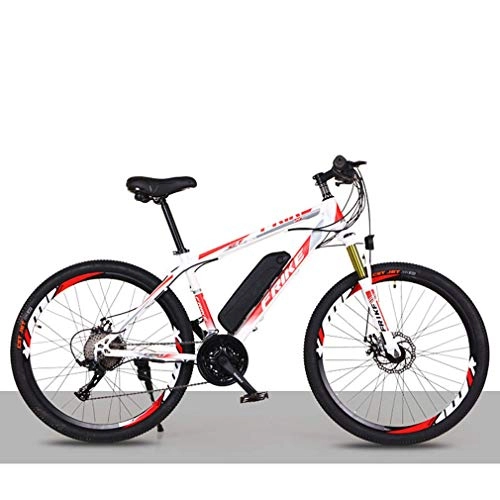 Electric Bike : JZZJ Electric Bikes 26'' Mountain Bike, Bicycle All Terrain with Removable Large Capacity Lithium-Ion Battery (36V 8AH 250W)