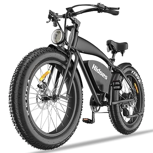 Electric Bike : Kanpe Electric Bicycle for Adults with 18.2Ah / 873.6Wh Battery, 80N·M Torque Motor, Hidoes 26" Tire E Bike for Adults Electric Mountain Bike for Mens, Commuter E-Bike Fat tire Electric Bike 7-Speed