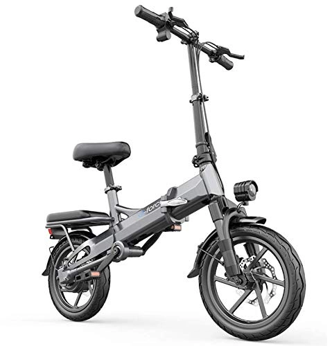 Electric Bike : KERS Upgrade 500w 36V Foldable Fat Tire Electric Bike Bicycle - Wiht Removable Lithium Battery And LED Display 20 Inch A