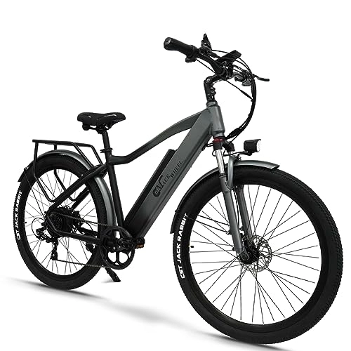 Electric Bike : Kinsella CMACEWHEEL F26 29-inch electric mountain bike is equipped with: 17.5AH (LG battery), powerful hub motor, hydraulic brake