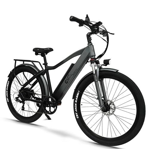 Electric Bike : Kinsella CMACEWHEEL F26 electric bicycle, 17Ah LG removable lithium battery, hydraulic brake, rear powerful motor, Shimano 7-speed. (29 inches)
