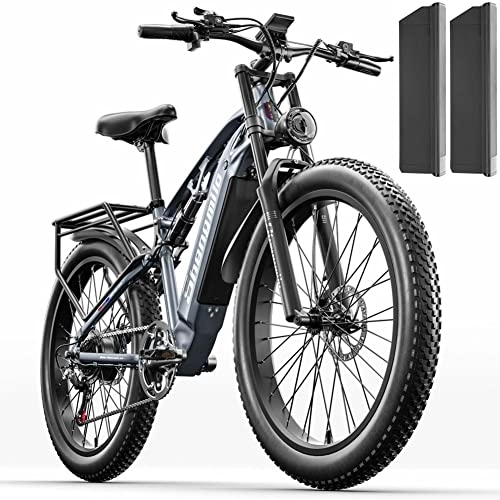 Electric Bike : Kinsella MX05 Fat Tire Electric Bike For Aldult 15AH LG battery (two battery)