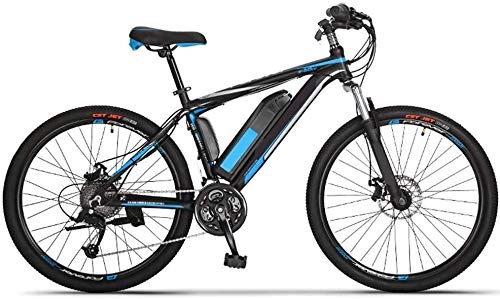 Electric Bike : KKKLLL Mountain Bike Electric Bicycle Student Bicycle Off-Road Damping Lithium Battery Battery Car 26 Inch 27 Speed
