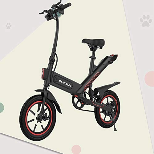 Electric Bike : Kugoo Adult Folding Electric Bicycle, Foldable Electric Bicycle 350W Motor, Electric Bike with 14inch Wheels, Max Speed 25Km / H, Three Riding Mode, Electric Bicycles for Adult, Electric Bikes Commuter