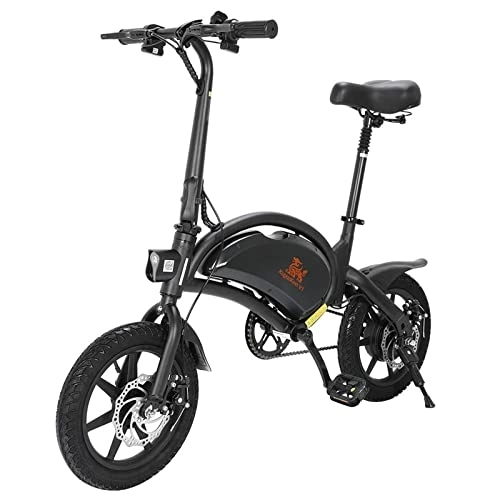 Electric Bike : Kugookirin V1 Electric Bike, 14" Electric Cycling Foldable Ebike 48V 7.5Ah, APP, 40km Max Range, LCD Display, Electric Bike Unisex Adult City Commuter E-Bike, Moped Bike