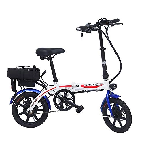 Electric Bike : L.B Electric Bike electric folding bicycle lithium battery generation driving adult portable small aluminum alloy electric car