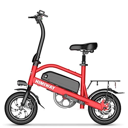 Electric Bike : L.B Electric Bike folding electric bicycle adult lithium battery boost battery car men and women small generation driving electric car