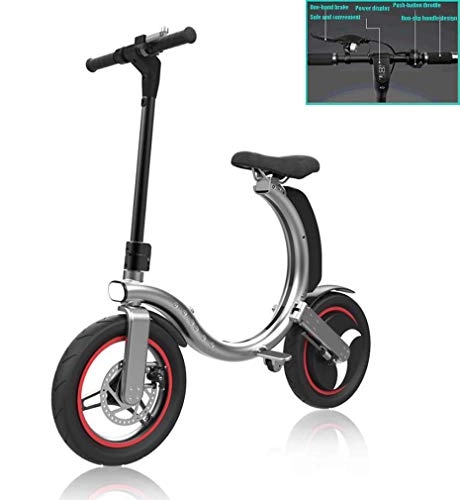 Electric Bike : Laicve Outdoor Smart Bike Folding Electric Bikes for Adults Cruise Control System Electric Bicycle, 36V 9.6AH Lithium-Ion Battery, for Men Teenagers City Commuting