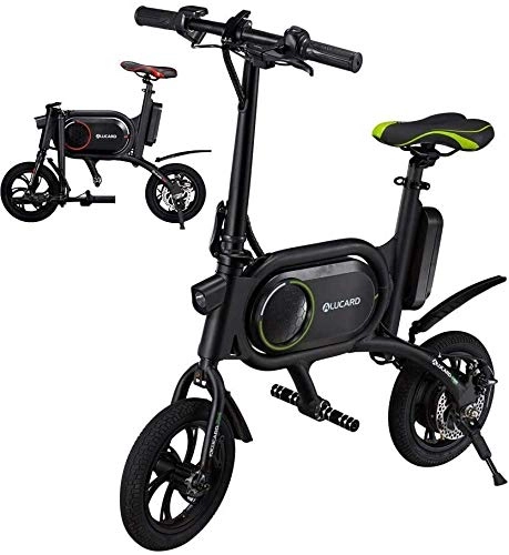 Electric Bike : LAZNG 350W Portable Folding Bike Electric Bikes for Adults for Men and Women, 3 Hours Fast Charge, 120kg Load, Phone Charging, Quick Fold, 25km / h