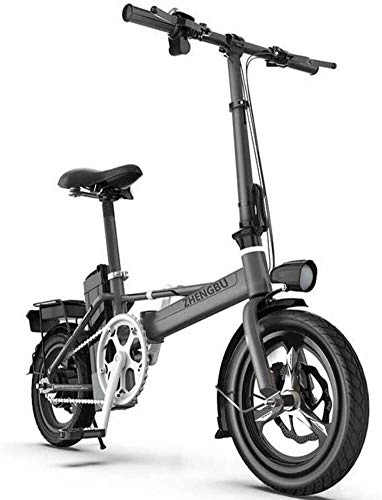 Electric Bike : LAZNG Electric bicycle Folding Lightweight Electric Bike, 400W High Performance Rear Drive Motor, Power Assist Aluminum Electric Bicycle (Size : 120KM)