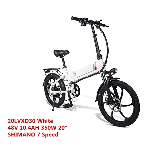 Electric Bike : LCLLXB Electric Bike Lightweight Aluminum Frame Bicycle with Disc Brakes Mens / Womens Hybrid Road Bike, B