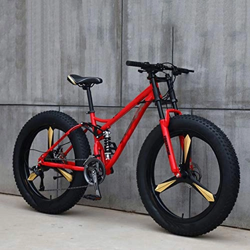 Electric Bike : LCLLXB Mountain Bike, Fat Tire Electric Bicycle, Bicycle 26 Inches 21 / 24 / 27 Speed, Battery Adult Auxiliary Bike, Men and Women Cycling Students, 24-speed