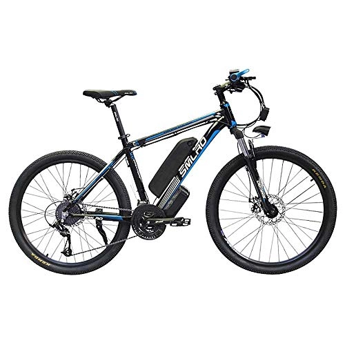 Electric Bike : LCPP Lithium Electric Mountain Bike 26" Adult 500W Electric Mountain Bike CE Certification 48V13AH / Rear Drive 500W High Speed Brushless Toothed