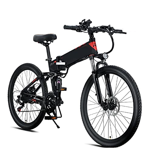 Electric Bike : LDFANG Electric Bicyclea 800w 48v12.8ah Lithium Battery 26 Inch Ebike Bike Folding Mountain for Adults Folding Foldable