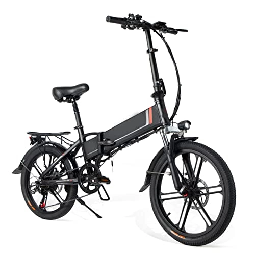Electric Bike : LDFANG Folding Electric Bike 48V 10.4Ah 350W 20 Inch 32km / h E-Bike for Adult Teen