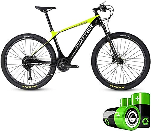 Electric Bike : LEFJDNGB Electric Mountain Bike Hybrid Snowmobile 27.5 Inch Adult Ultra Light Pedal Bicycle 36V10Ah Built-in Lithium Battery